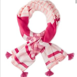 Mark & Hall- Pink Stripe Scarf- New With Tags